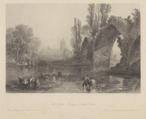 Henry Adlard The Gothic Bridge of Eudes, Tours