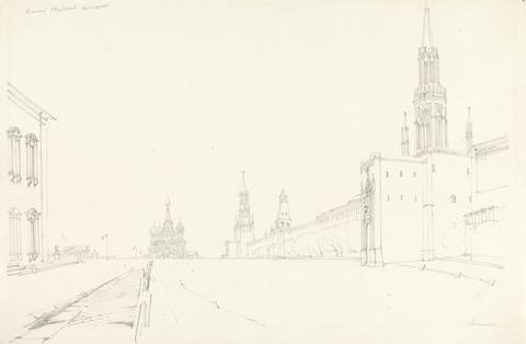 Alfred Gomersal Vickers Red Square, Moscow