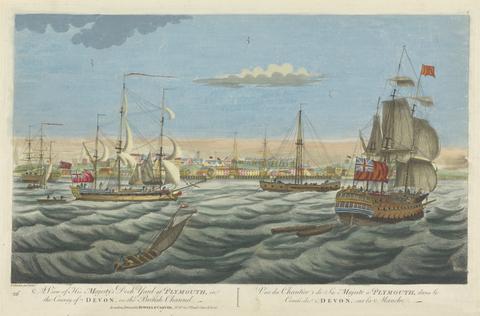 unknown artist A View of His Majesty's Dock Yard at Plymouth, in the County of Devon, on the British Channel