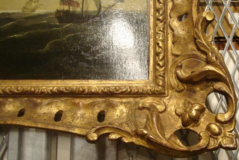 unknown framemaker British, Rococo style frame