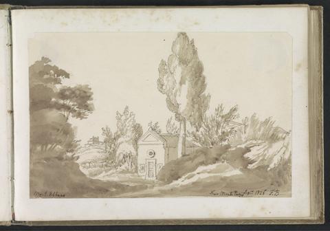 Bunsen, Frances Waddington, Baroness, 1791-1876, artist. Sketchbook of views of Rome and its environs.