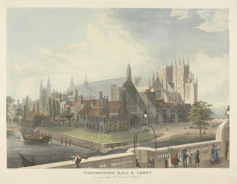 Daniel Havell Westminster Hall and Abbey