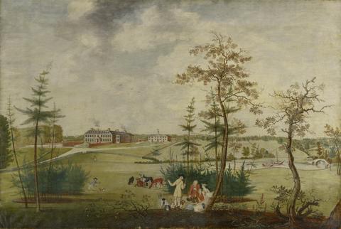 Thomas Robins the elder View of Gloucestershire Country House