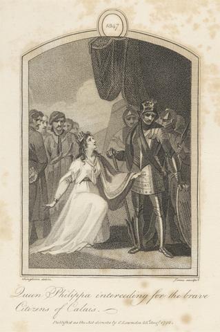 John Jones Queen Philippa Interceding for the Brave citizens of Calais