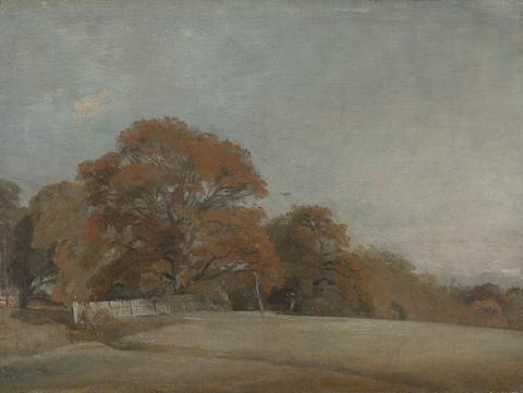John Constable An Autumnal Landscape at East Bergholt
