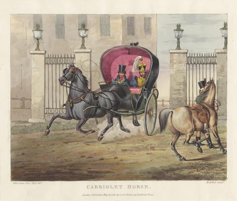 Henry Thomas Alken Horses [set of six]: 6. Cabriolet Horse