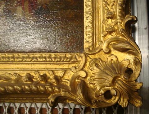 Huguenot craftsman British, Rococo frame