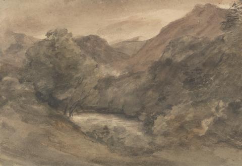 John Constable Borrowdale: Evening after a Fine Day, 1 October 1806