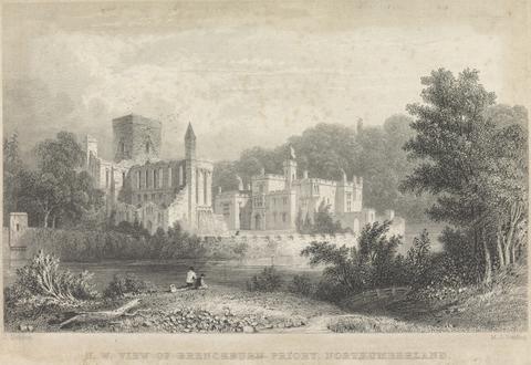 M. J. Starling North West View of Brenckburn Priory, Northunberland; page 44 (Volume One)