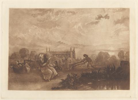 Joseph Mallord William Turner Ploughing, Eton