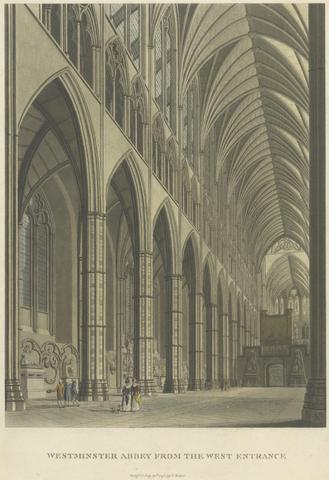 unknown artist Westminster Abbey from the West Entrance