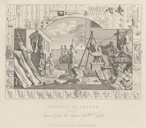 unknown artist Analysis of Beauty, Plate I