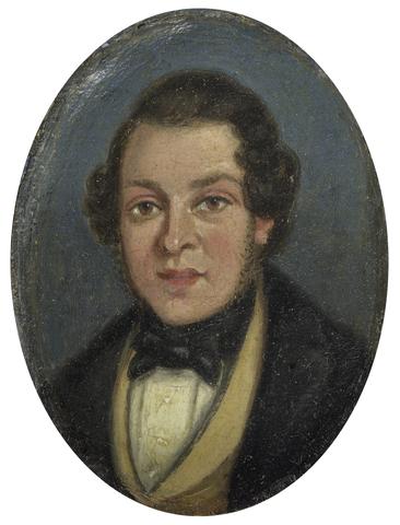 John Constable Miniature: Portrait of Abram Constable, brother of the artist