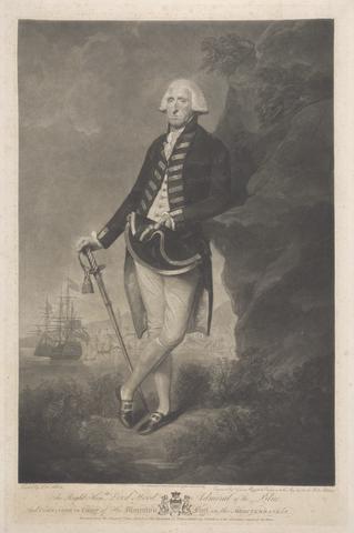 Valentine Green The Right Hon'ble Lord Hood, Admiral of the Blue and Commander in Chief of His Majesty's Fleet in the Mediterranean