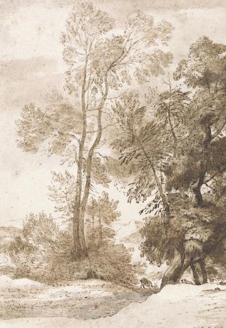 John Constable Trees and Deer