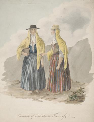 Alfred Diston Peasants of Ycod el alto, Tenerife