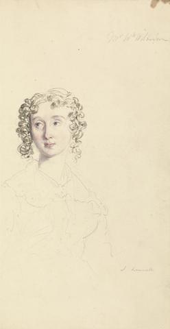 John Linnell Study of Mrs. William Wilberforce