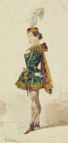 George Augustus Sala Woman in Costume