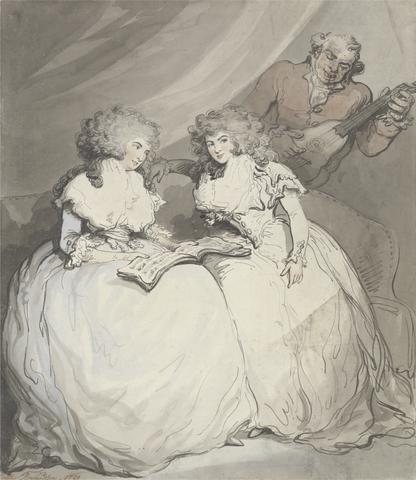 Thomas Rowlandson The Duchess of Devonshire and the Countess of Bessborough