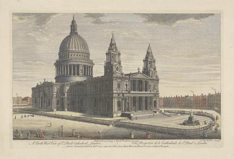 John S. Muller A North West View of St. Paul's Cathedral, London
