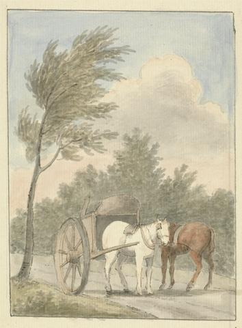 Edward Francis Burney Horse Cart