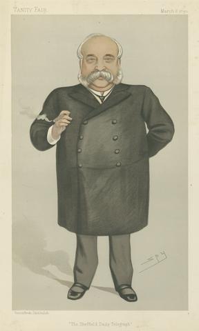 Leslie Matthew 'Spy' Ward Vanity Fair: Newspapermen; 'The Sheffield Daily Telegraph', Sir William Christopher Leng, March 8, 1890 (B197914.529)