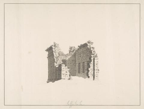 James Bruce Left Corinthian Temple at Suttetula Modern Sheitla