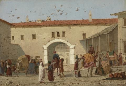 Richard Dadd Caravanserai at Mylasa in Asia Minor