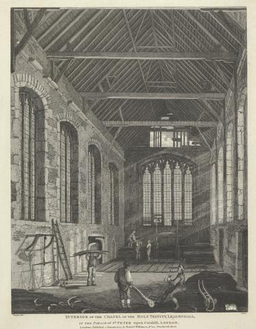 unknown artist Interior of the Chapel of the Holy Trinity, Leadenhall