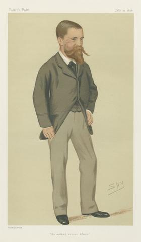Leslie Matthew 'Spy' Ward Vanity Fair - Explorers and Inventors. 'He walked across Africa'. Lieutenant Cameron. 15 July 1876