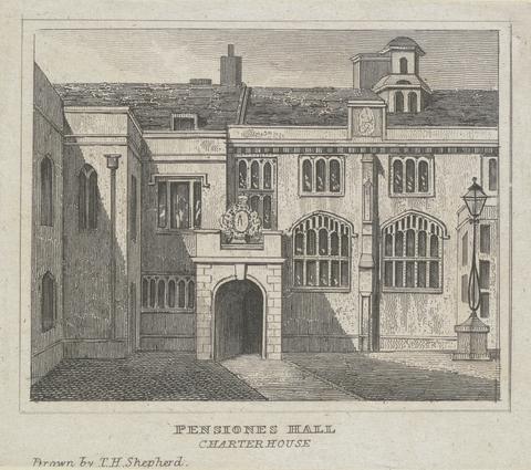 unknown artist Pensioners Hall, Charterhouse