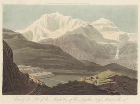 unknown artist View of the Site of the Monastery of the Simplon, & of Mount Rosa