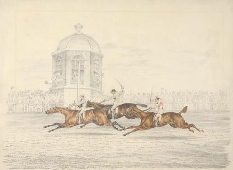 Henry Thomas Alken The St. Leger, Doncaster: The Finish