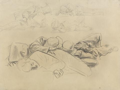 John Singer Sargent Study for Gassed Soldiers