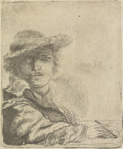 John Hinde Portrait of Rembrandt, Detail of Self-Portrait with Saskia