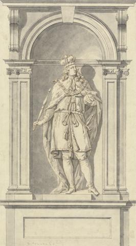 Hubert-François Gravelot Design for a Royal Monument