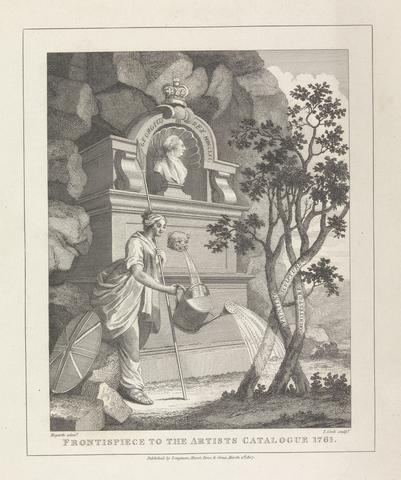 Thomas Cook Frontispiece to the Artist's Catalogue, 1761
