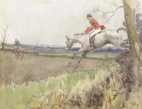 Lionel Edwards Point to Point, Old Style