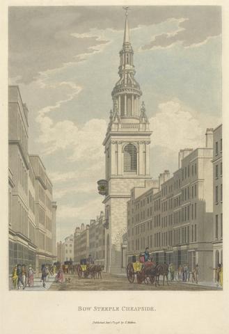 unknown artist Bow Steeple, Cheapside
