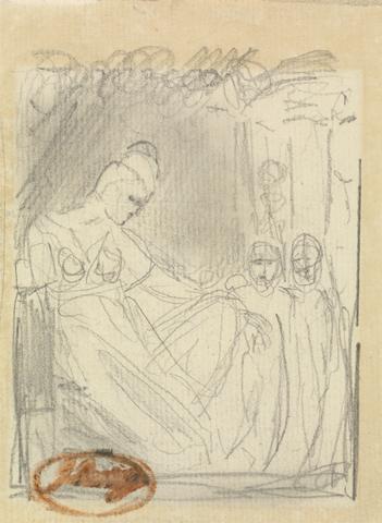 unknown artist Seated Woman and Two Children