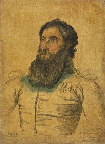 James Ward Study of a Cossack: Gregory Yellowstuff