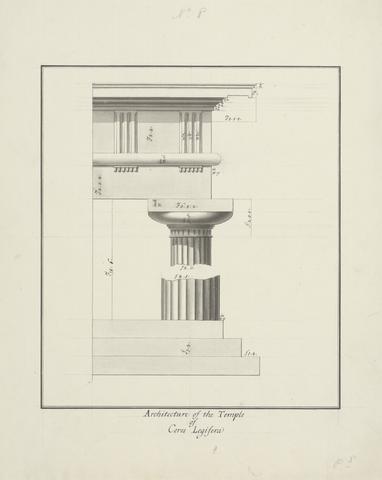 James Bruce No. 8 Architecture of the Temple of Ceres Legitera