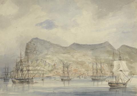Charles Dyce View of Gibraltar