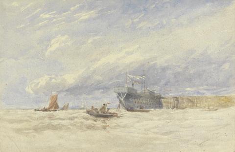 David Cox On the Medway