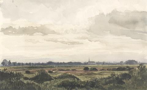 Thomas Baker of Leamington A View of Doncaster Racecourse, Drawn From Nature, Sept. 2, 1848