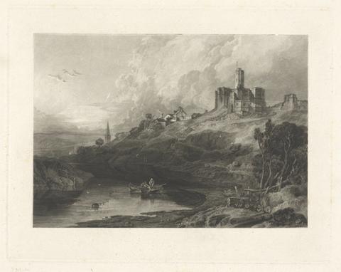 Warkworth Castle on the River Coquet
