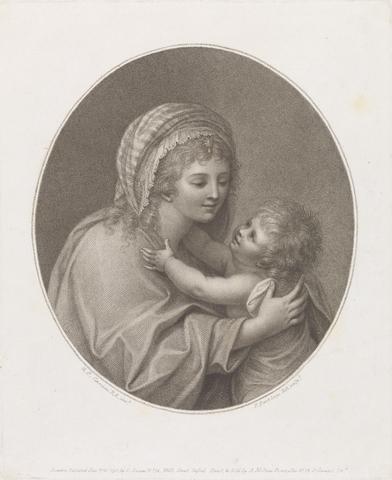 Francesco Bartolozzi RA Mother and Child