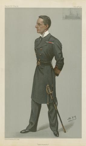 Leslie Matthew 'Spy' Ward Vanity Fair: Military and Navy; 'H.M.S. Powerful', Hon. Captain Hedworth Lambton, June 28, 1900
