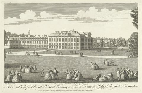 Nathaniel Parr A Front View of the Royal Palace at Kensington