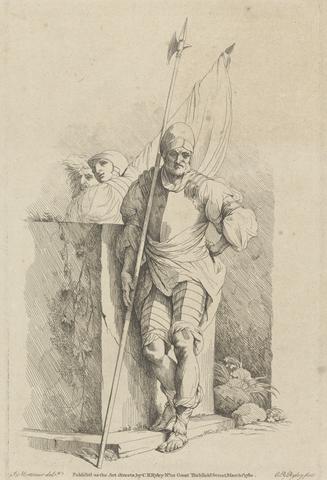 Charles Reuben Ryley Soldier with A Pike